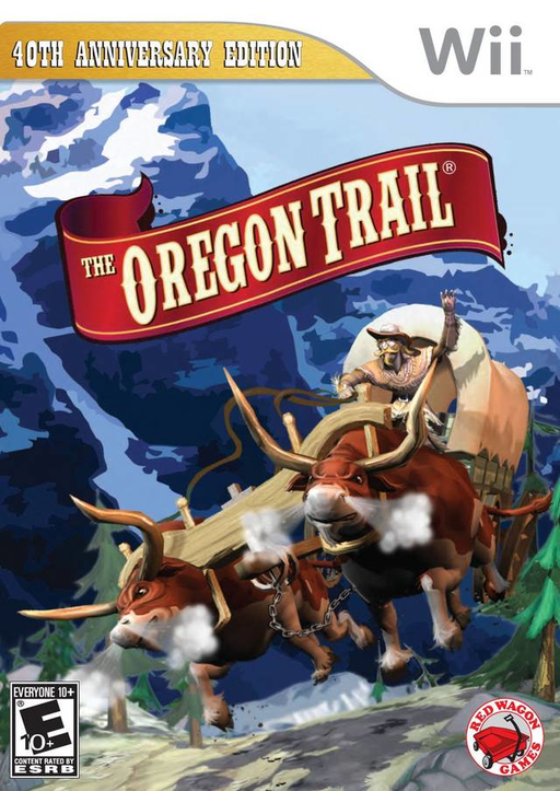 Oregon Trail box art for Wii